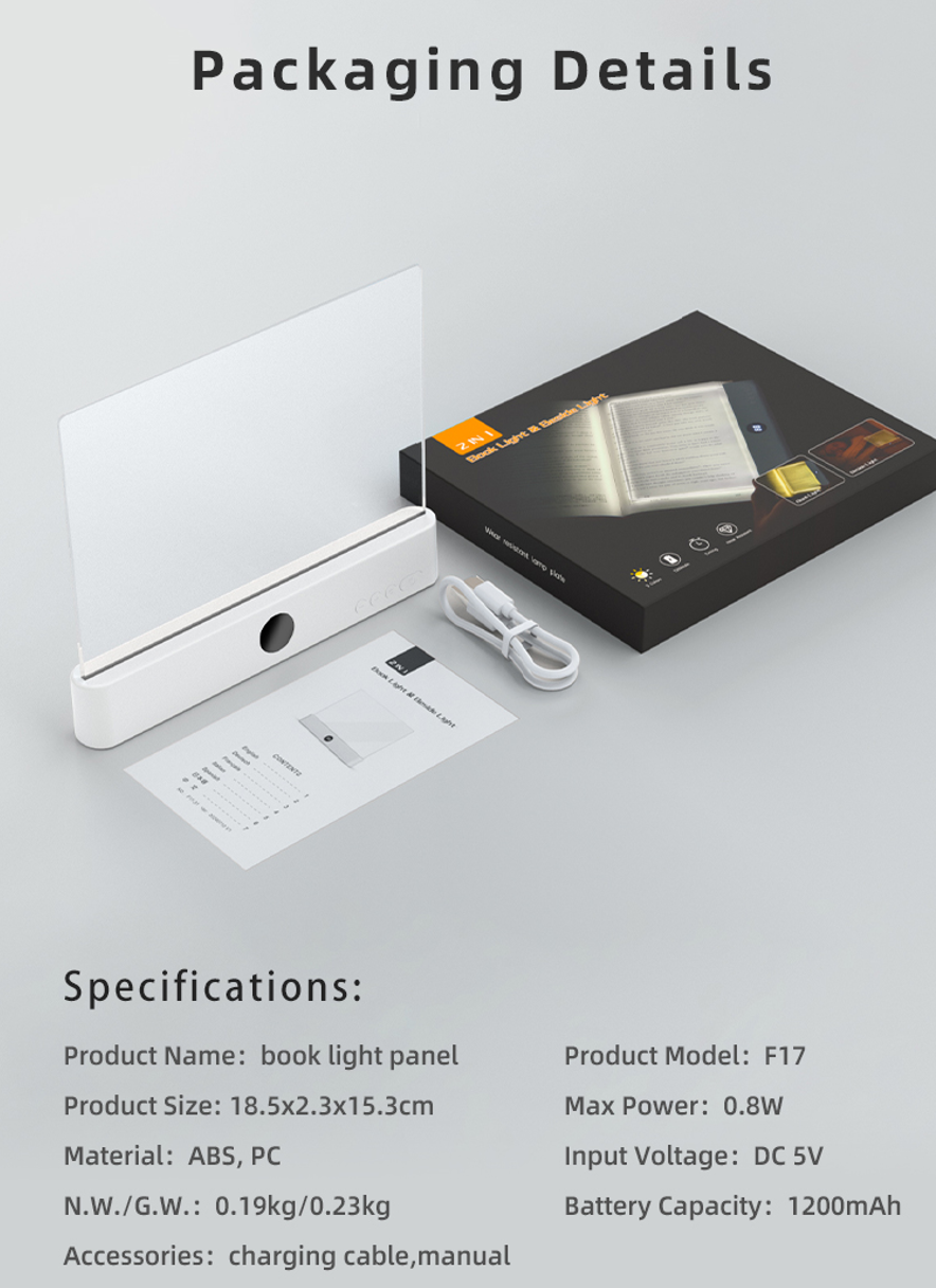 Full Page LED Book Light